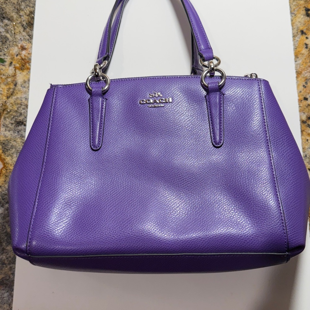 Coach Christie Carryall Purple